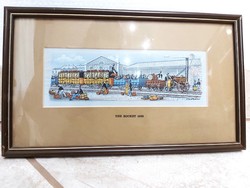 Beautiful train silk picture - cash's woven pictures