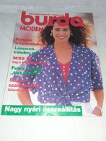 Burda moden magazine - June 3, 1989 Issue. - Hungarian - with tailoring patterns