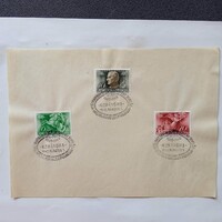 ZA581.5 Vitéz Nagybányai Horthy Miklós országlásának 20 évfordulója Komárom 1940 Emlékbélyegzés