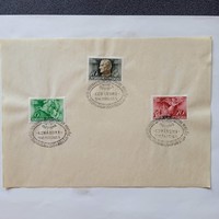 ZA581.6 Vitéz Nagybányai Horthy Miklós országlásának 20 évfordulója Komárom 1940 Emlékbélyegzés