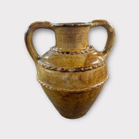 Antik kétfülű bödön nagyméret jelzett Kulutácz Mohács