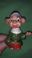 1940 cca. festett tömör gumi DISNEY - HÓFEHÉRKE mese - KUKA TÖRPE -RITKA figura 7 cm a képek szerint