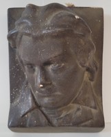 Kormos Kerámia "Beethoven" Faliplakett!