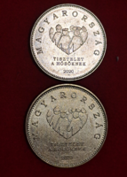 Tisztelet a hősöknek  10 és 20 Forint 2020 (663)