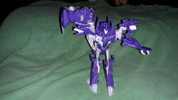 Retro BANDAI -TRANSFORMERS robot sci-fi játék plasztik akció figura 16 cm a képek szerint