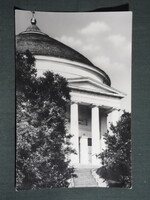 Képeslap,Szilvásvárad, Református templom látkép,részlet, 1973-