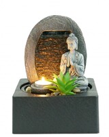 Buddha csobogó mécsestartó (13456)