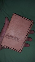 1Régi MALÉV bőrdíszműves pénztárca gyári állapotban akár GYŰJTEMÉNYBE is 15 x 10 cm a képek szerint