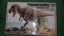 Retro TAMIYA T-REX dinószaurusz DIORÁMA 1:35 méretarányú festhető ragasztható makett a képek szerint