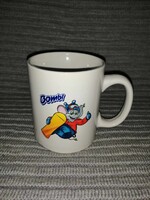 BOMBI feliratú porcelán bögre (A16)