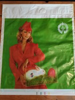 Vadonatúj Skála Áruház retro reklám szatyor karácsonyi és húsvéti ajándék rendhagyó csomagolás