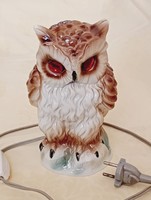 Asztali porcelán lámpa 05 - bagoly parfümlámpa párologtató aromalámpa 11x10x20cm RAUCHWERZEHER
