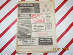 Retro Old Newspaper - Mai nap - Independent Illustrated Newspaper - December 27, 1989 - Birthday Gift