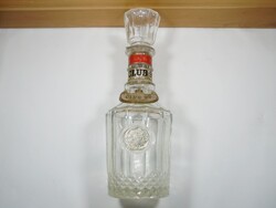 Old glass bottle - Club 99 Scotch whisky - from the 1970s