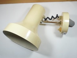 Wall-mounted Adjustable Spot Lamp with E27 Fitting - Painted Metal Shade - from the 1970s