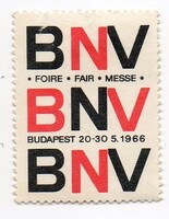 Levélzáró: BNV, Budapest.