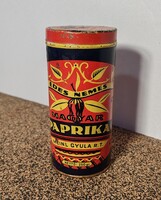 FÉMDOBOZ MEINL GYULA MAGYAR PAPRIKA REKLÁM 1930 as évek