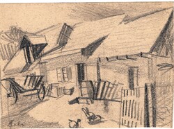 Deli Antal (1886-1960): Udvar.