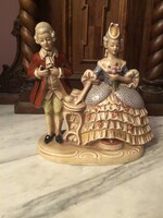 Lippelsdorfi Porcelán főúri pár