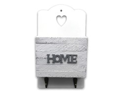 Fa levéltartó HOME felirattal (71776)