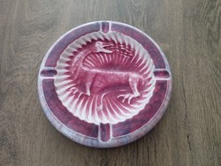 Dragon ceramic ashtray (factory Zsolnay?)