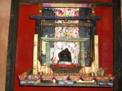 Buddhista oltár.