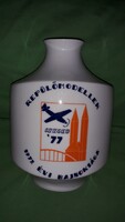 1977. Szeged REPÜLŐMODELL bajnokság sport történeti relikvia Alföldi porcelán díszváza képek szerint