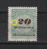 Tévnyomatok, érdekességek  1295 (Reich) Mi 329 A P HT     4,00 Euró falcos