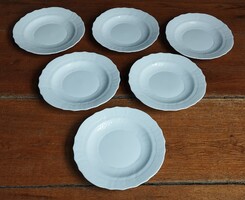 6 db Herendi porcelán süteményes/desszertes tányér készlet