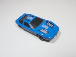 Retro régi kék játék autó 5-ös számmal trafikáru kb. 1970-80-as évek - kínai gyártmány