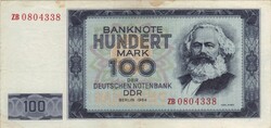 100 márka 1964 NDK Németország Replacement 1. "ZA"