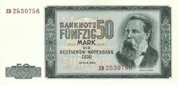 50 márka 1964 NDK Németország Replacement 2. Gyönyörű "ZB"
