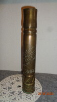 Löveg váza  , II. vh. háborús emlék , valahol Oroszországból  " 1942 , Emlék Paulácskának "