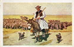 Képeslap: Benyovszky festmény.