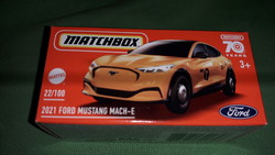 MATCHBOX - MATTEL - 2021 MUSTANG -70 ÉVES ÉVFORDULÓS bontatlan dobozával fém kisautó a képek szerint