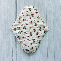 Mosható betét 19,5 cm / rózsaszín apró virágok / intimbetét, mosható textil betét