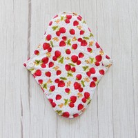 Mosható betét 19,5 cm / eper mintás / intimbetét, mosható textil betét