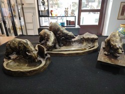 A. Titze bronz íróasztali szett