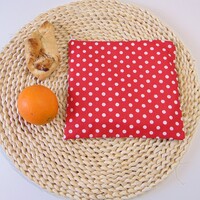 Újratasak / piros - fehér pöttyös