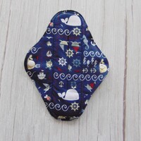 Mosható betét 23 cm / tenger mintás / intimbetét, mosható textil betét