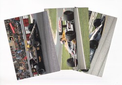 J:04 Forma 1 HUNGARORING-versenyautók  "posta tiszta 3db képeslap egyben"