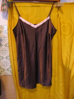 Mark & Spencer csokoládé barna szatén kombiné UK 20 nagy méret