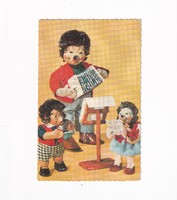 M:04 Süni bábos képeslap 1963