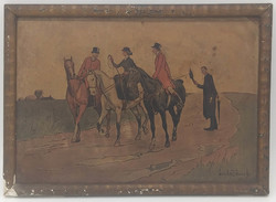 Lionel Edwards : LovasjelenetF0769