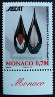 MON2012-1sz / Monaco 2012 ASCAT Grand Prix bélyeg postatiszta ívszéli felíratos