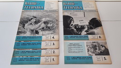 6 db 1977-es Rádiótechnika folyóirat