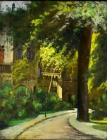 Klimó István (1883-1961) BUDAI VILLA UDVAR