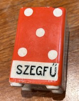 Hollóházi fajansz pöttyös kis fűszeres