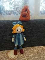 Pom pom és Picur (horgolt)