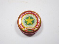 Retro Vietnám balzsam doboz tégely - Cao Sao Vang Golden Star Aromatic Balm S. R. Vietnam - 1970-es